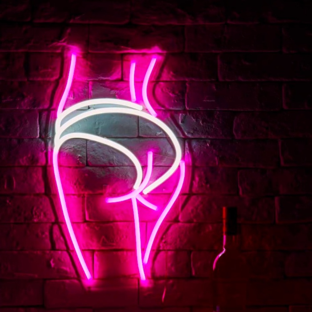 Feminine Butt/Body Appreciation LED Neon WallDecor